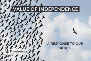 Value of independence - a response to our critics
