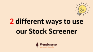 using stock screener