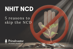 NHIT NCD - Five reasons to skip the NCD