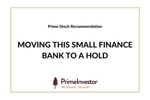 Prime stock recommendation - moving this small finance bank to a HOLD
