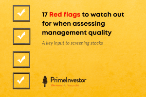 17 Red flags to watch out for when assessing management quality